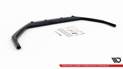 Front Ansatz V.1 für Peugeot 508 GT Mk1 Facelift schwarz matt