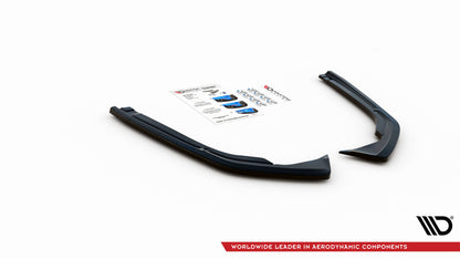 Heck Ansatz Flaps Diffusor für VW Arteon R-Line Facelift schwarz Hochglanz