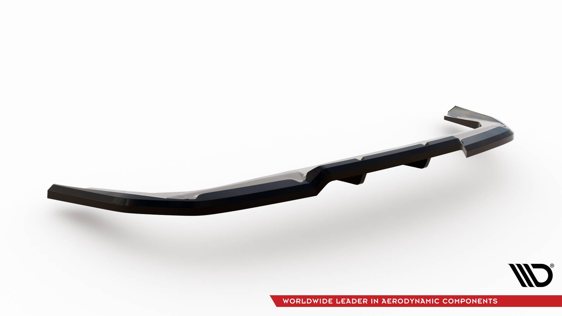 Mittlerer Cup Diffusor DTM Look Heck Ansatz für BMW X1 M-Paket U11 schwarz Hochglanz