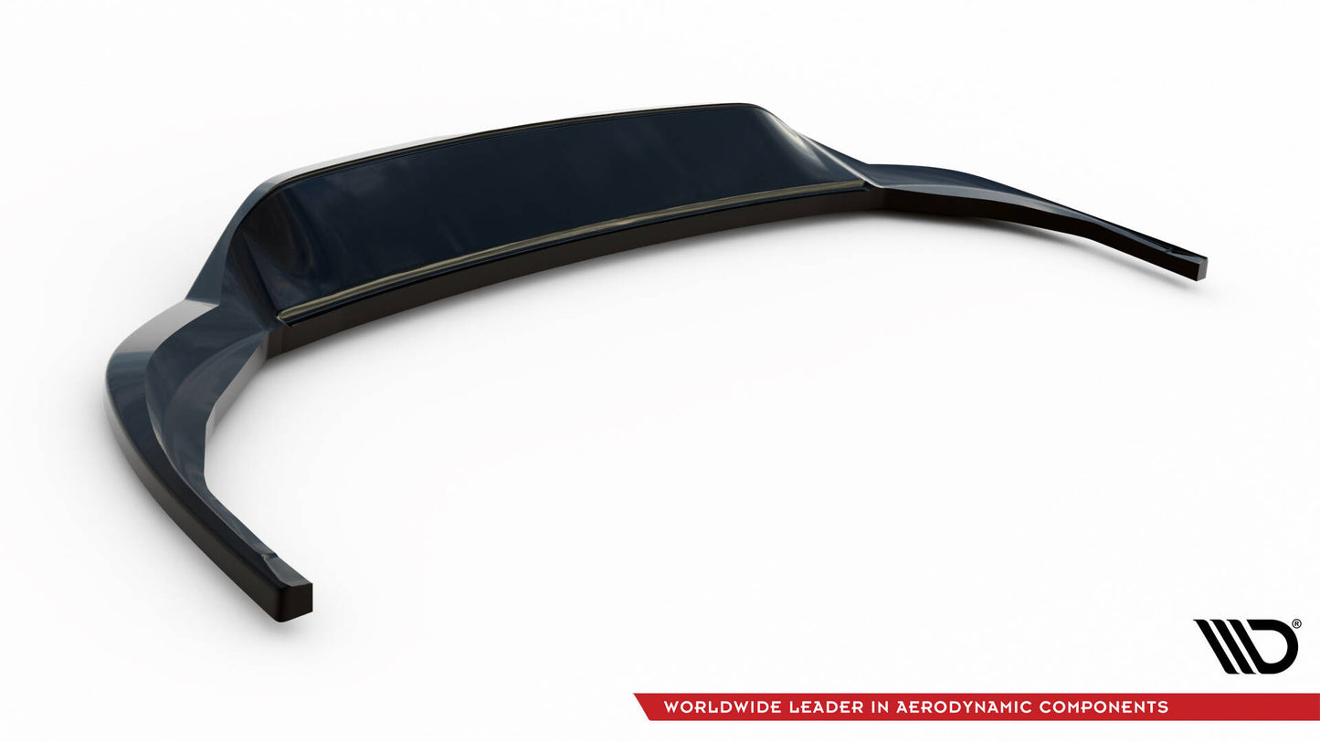 Mittlerer Cup Diffusor DTM Look Heck Ansatz für VW Tiguan Allspace R-Line Mk2 Facelift schwarz Hochglanz