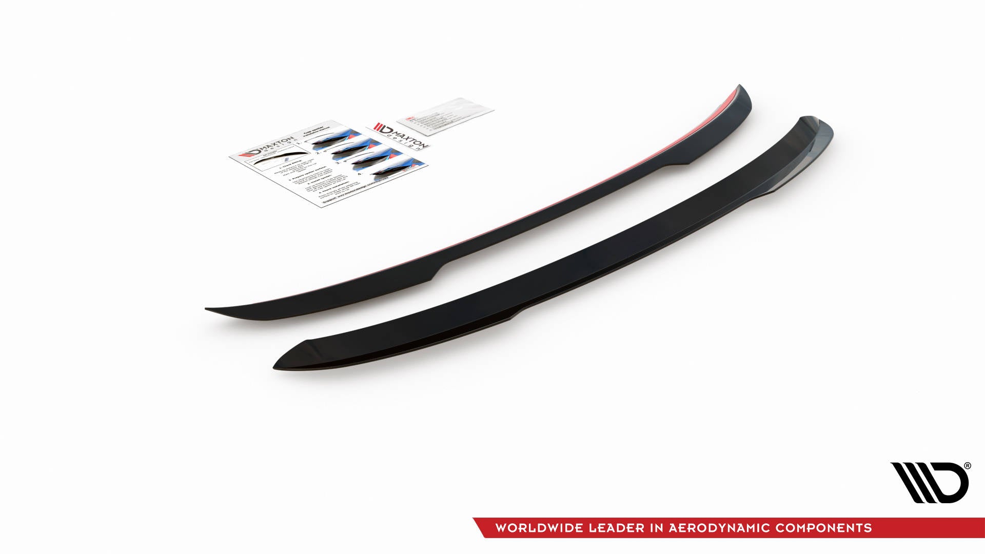 Spoiler CAP für Renault Clio Mk5 schwarz Hochglanz