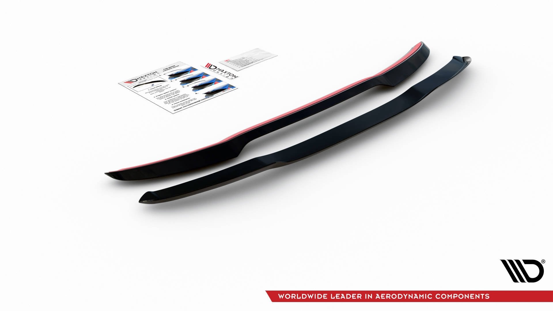 Spoiler CAP für Peugeot 2008 Mk2 schwarz Hochglanz