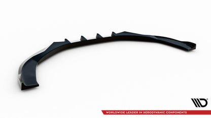 Front Ansatz für Audi A8 D4 Facelift schwarz Hochglanz