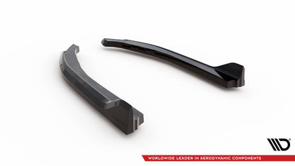 Heck Ansatz Flaps Diffusor für BMW 3er Limousine / Touring G20 / G21 Facelift schwarz Hochglanz