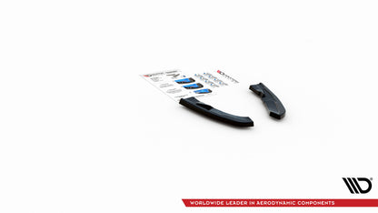 Heck Ansatz Flaps Diffusor für VW Tiguan R Mk2 Facelift schwarz Hochglanz