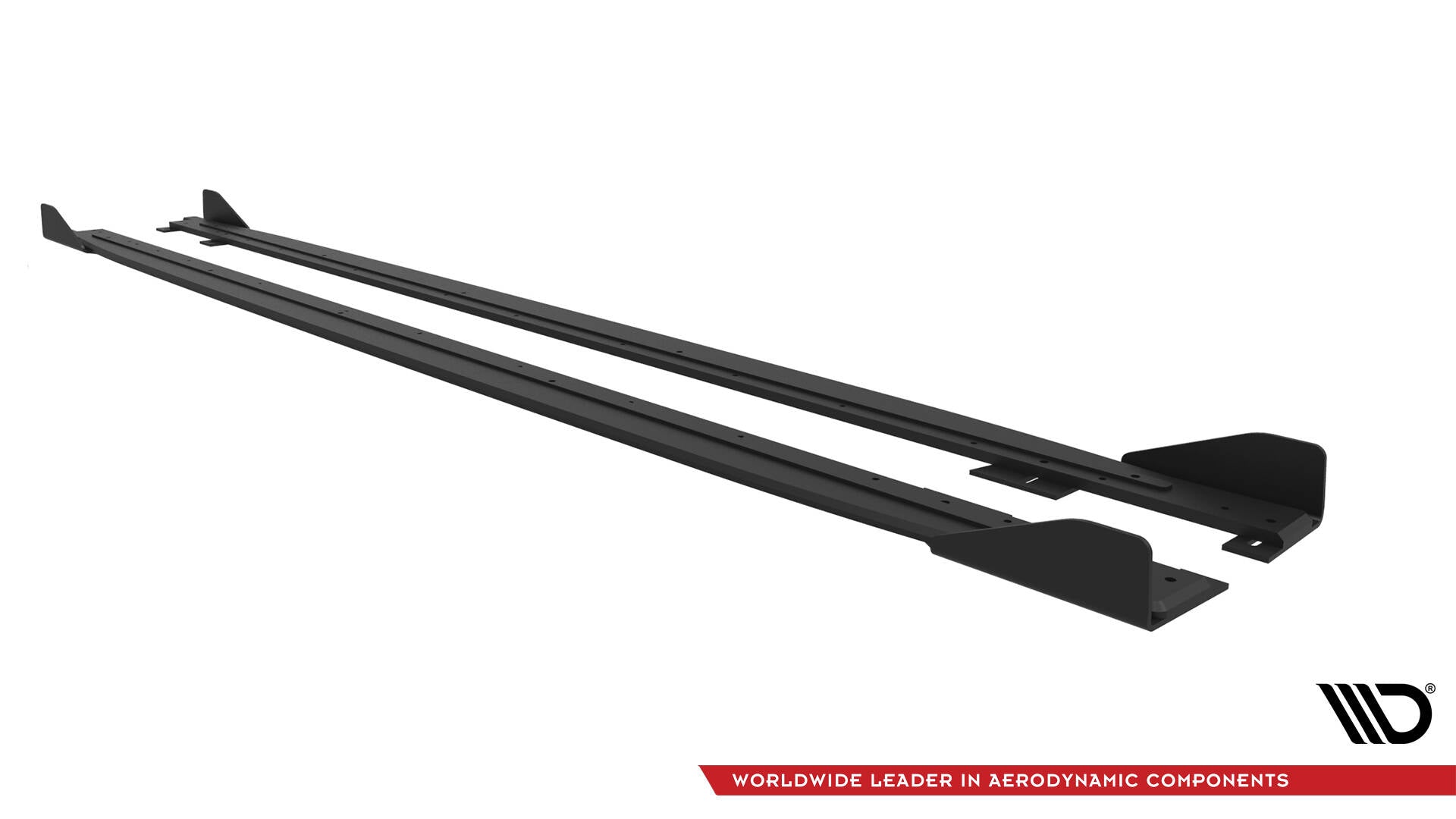 Street Pro Seitenschweller Ansatz für + Flaps Kia Proceed GT / GT-Line Mk1 Facelift / Ceed GT Mk3 Facelift  schwarz Hochglanz