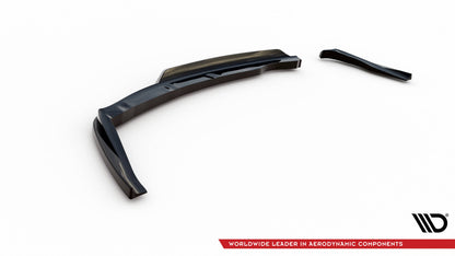 Mittlerer Cup Diffusor DTM Look Heck Ansatz für BMW 1er M-Paket E87 Facelift schwarz Hochglanz