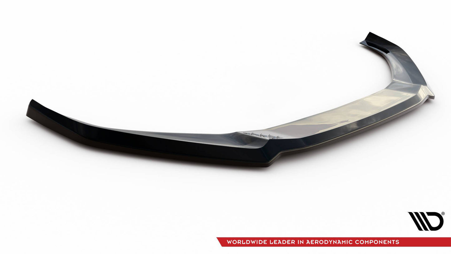 Front Ansatz V.4 für Audi S4 / A4 S-Line B9 schwarz Hochglanz