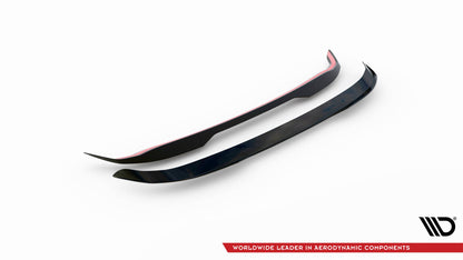 Höher Spoiler CAP für Honda Civic Sport Mk 10 schwarz Hochglanz