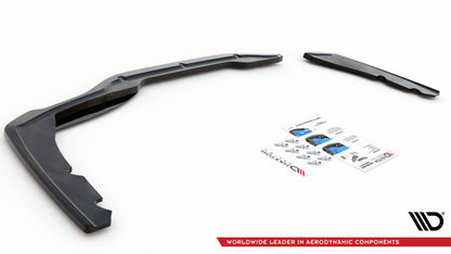 Heck Ansatz Flaps Diffusor für BMW 2 Gran Coupe M-Paket F44 schwarz Hochglanz