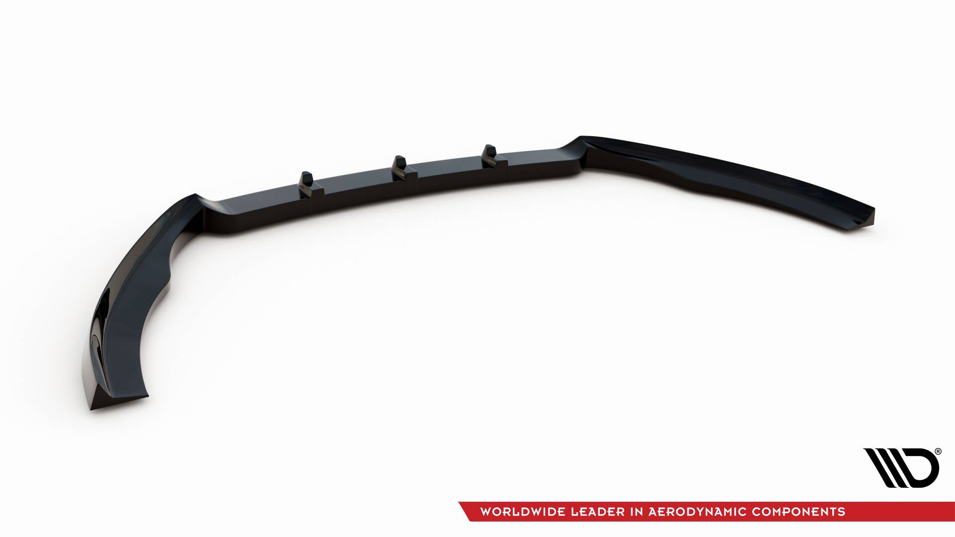 Front Ansatz V.1 für VW Passat B7 schwarz Hochglanz