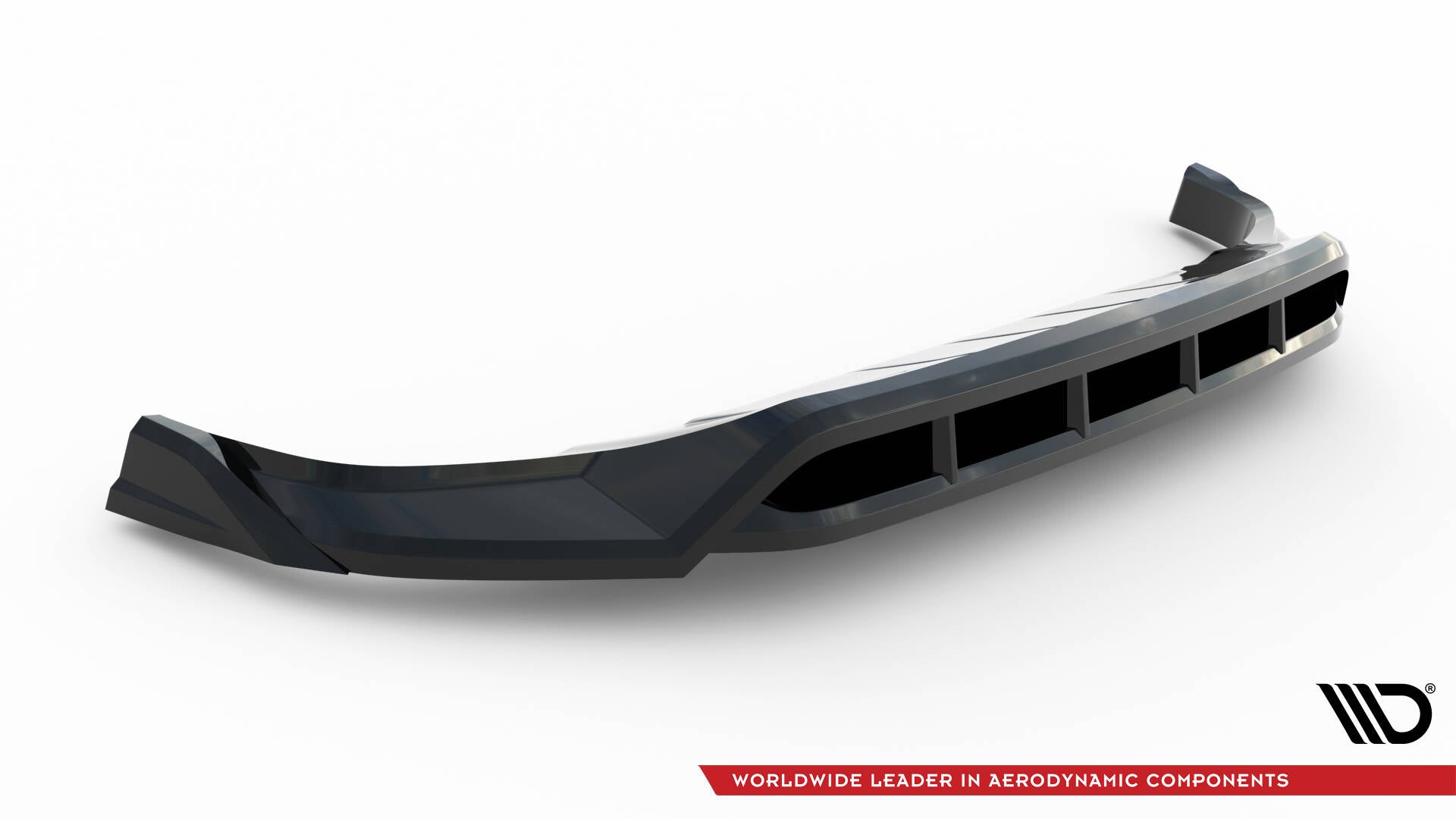 Front Ansatz für Porsche Cayenne SUV / Coupe Mk3 Facelift schwarz Hochglanz