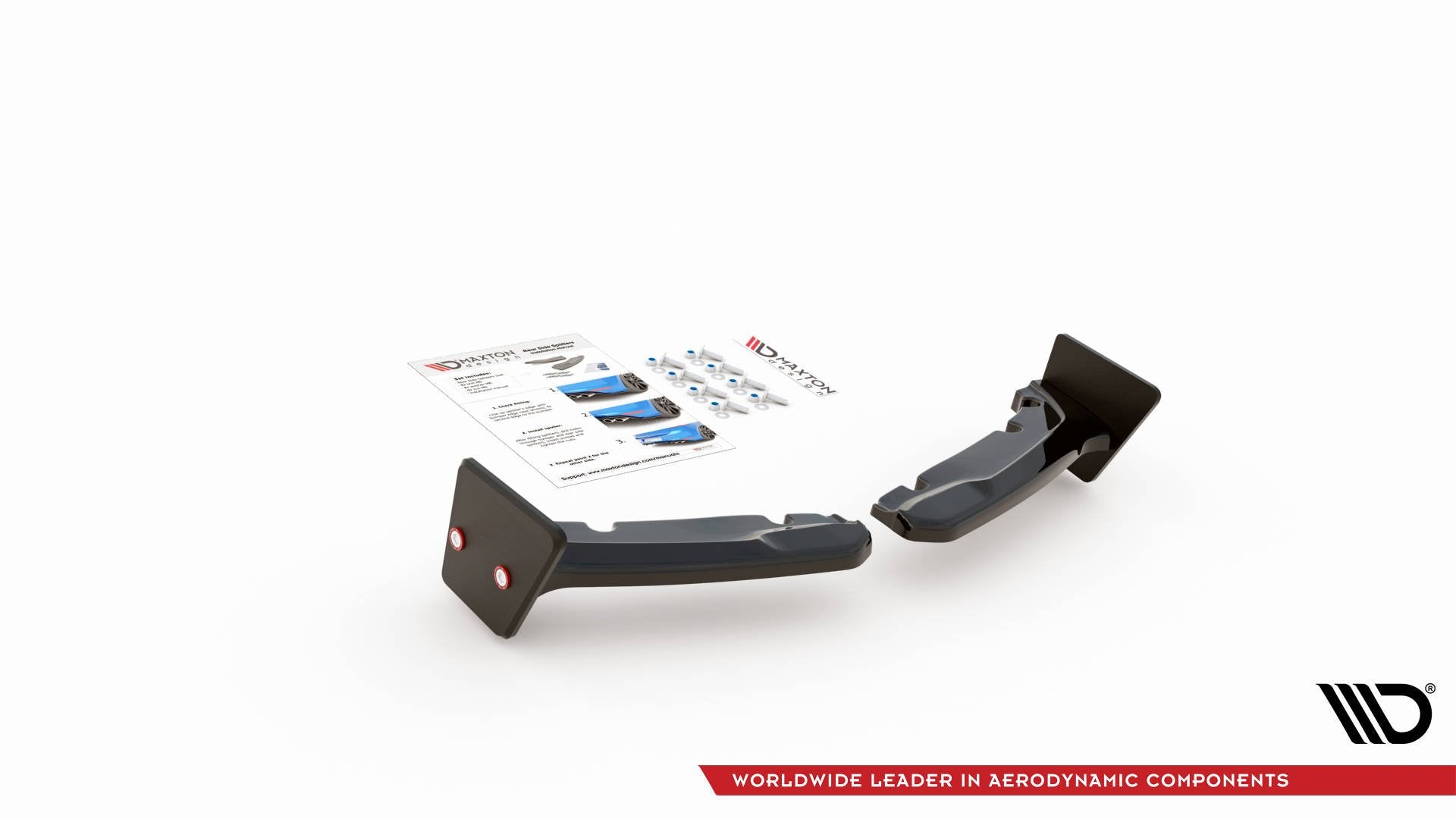 Heck Ansatz Flaps Diffusor V.2 +Flaps für Toyota GR Yaris Mk4