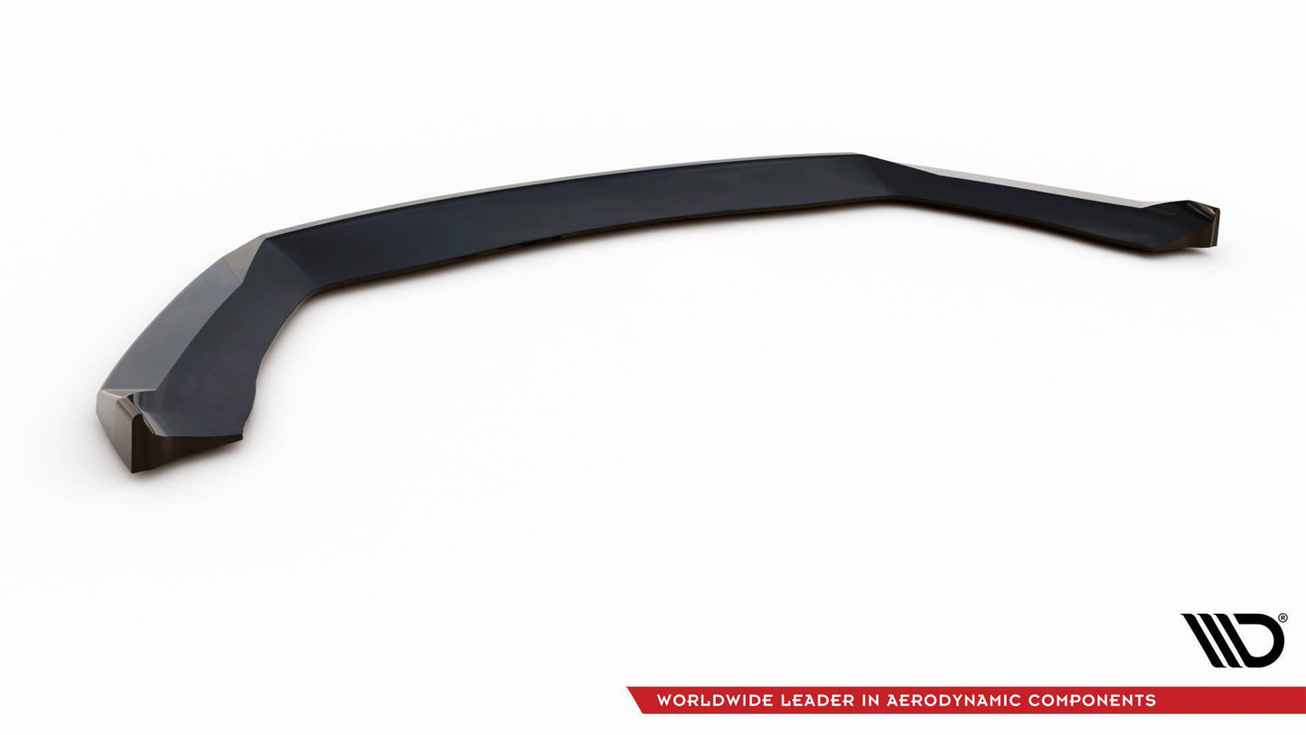 Front Ansatz V.7 für Seat Leon Cupra / FR Mk3 FL schwarz Hochglanz