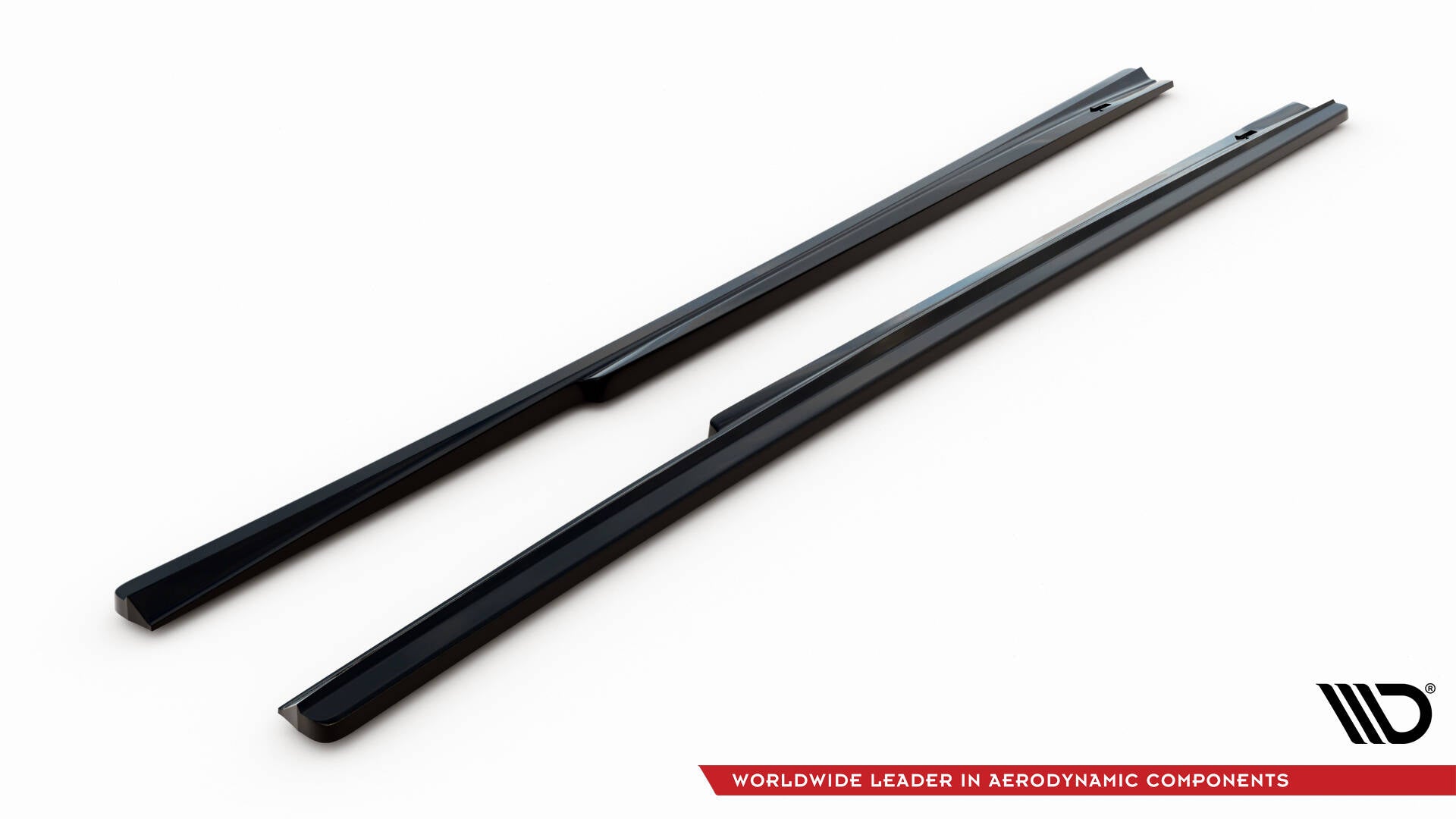Seitenschweller Ansatz für Mercedes-Benz S Long W222 schwarz Hochglanz
