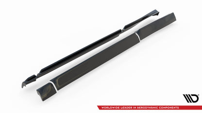 Seitenschweller Ansatz für Ford Puma ST / ST-Line / Standard Mk1 schwarz Hochglanz