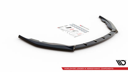 Front Ansatz V.1 für Skoda Fabia Mk3 schwarz Hochglanz