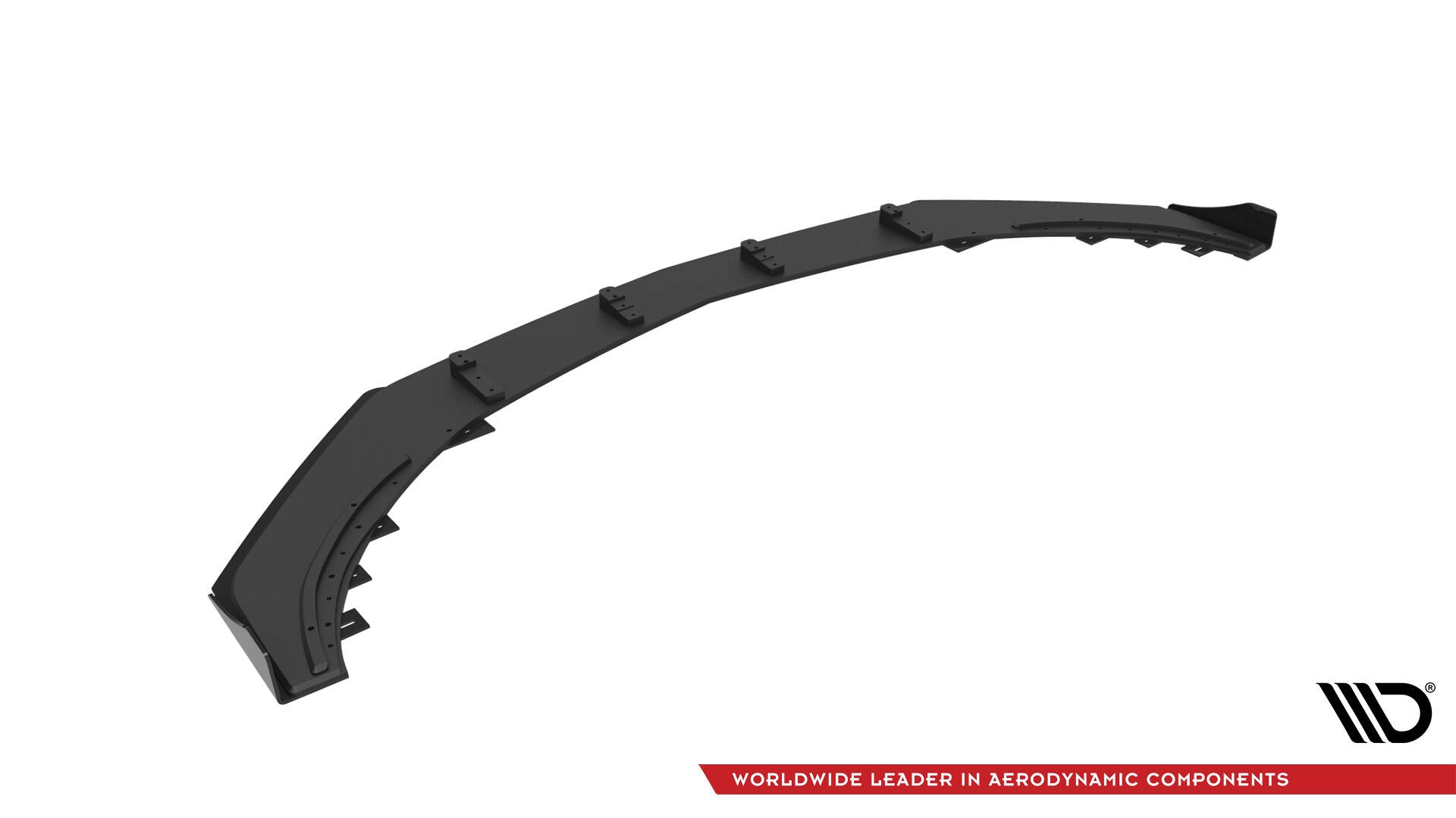 Street Pro Front Ansatz + Flaps für Mercedes-Benz A 45 AMG Aero W176 Facelift schwarz Hochglanz