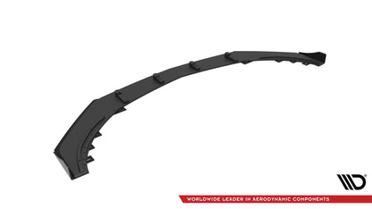 Street Pro Front Ansatz + Flaps für Mercedes-Benz A 45 AMG Aero W176 Facelift schwarz Hochglanz
