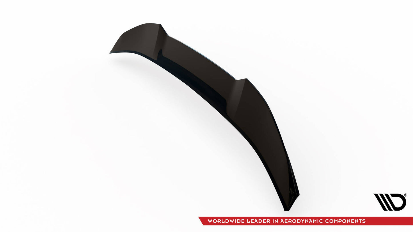 Niedriger Spoiler CAP 3D für Peugeot 408 Mk1 schwarz Hochglanz