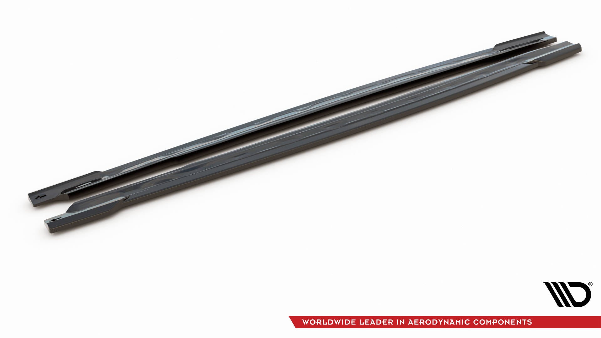 Seitenschweller Ansatz für Audi RS5 Sportback F5 Facelift schwarz Hochglanz