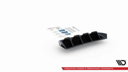 Diffusor Heck Ansatz für Seat Ibiza FR/ Standard Mk5 schwarz Hochglanz