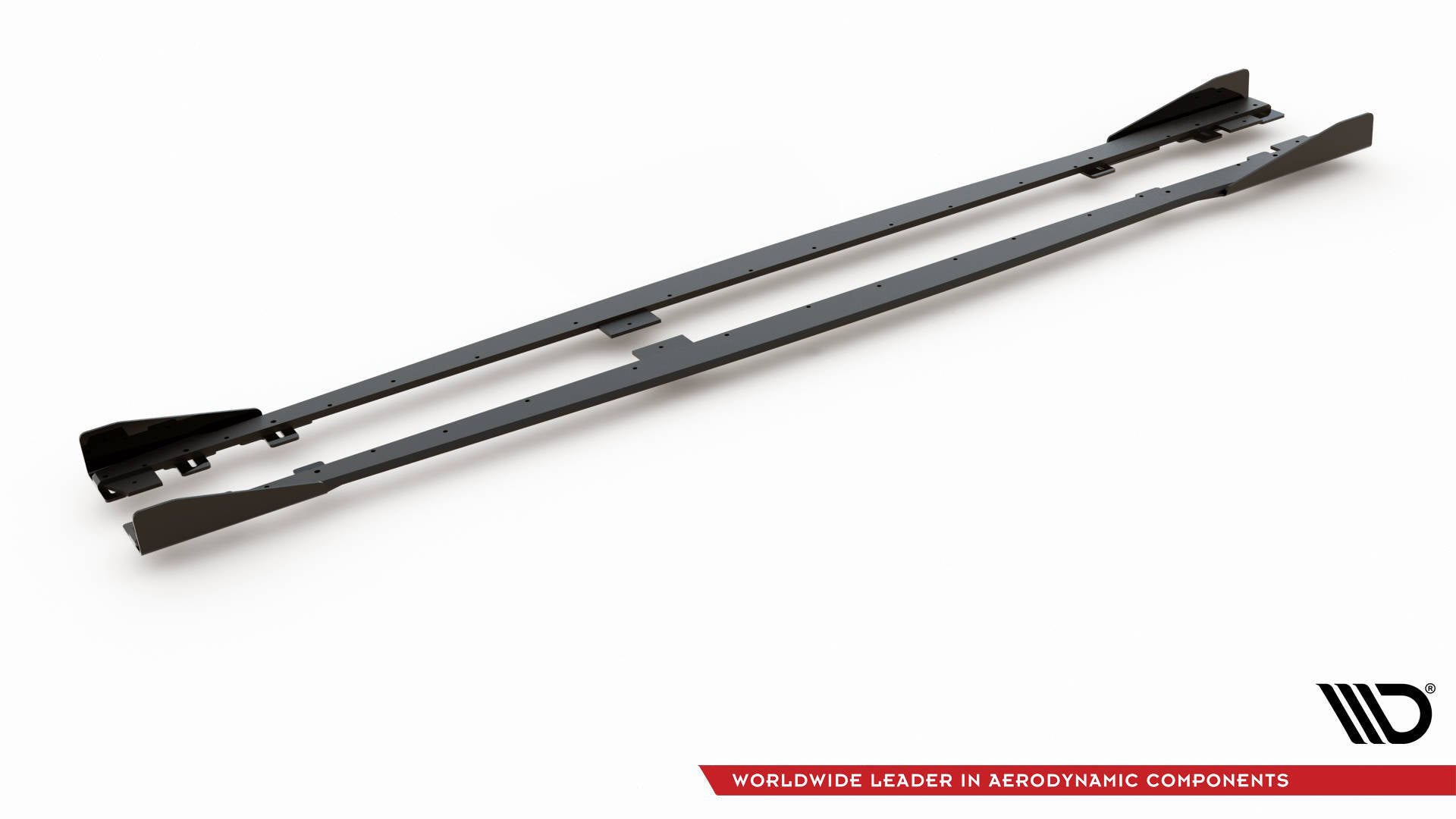Street Pro Seitenschweller Ansatz V.2 für + Flaps für BMW 1er F20 M135i / M140i / M-Paket  schwarz Hochglanz