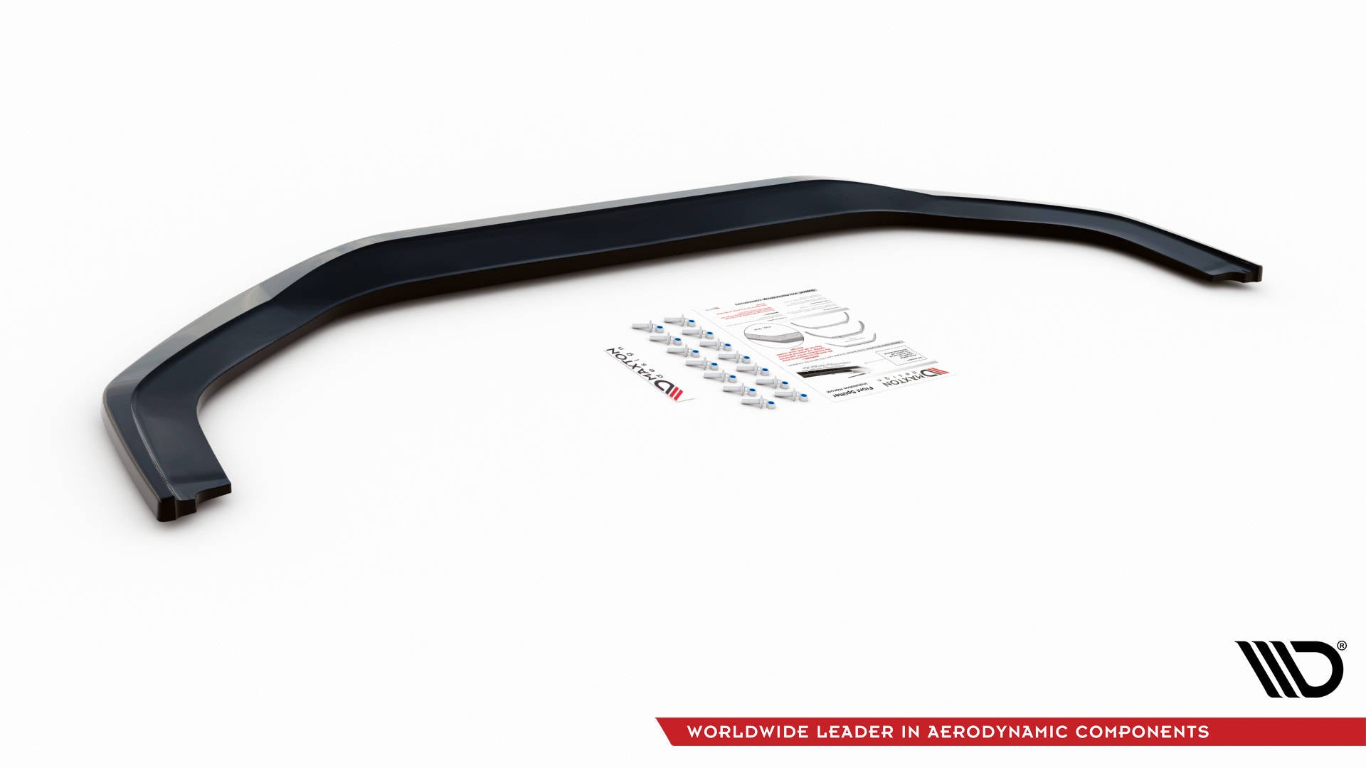 Front Ansatz V.1 für Honda Civic Mk9 schwarz Hochglanz