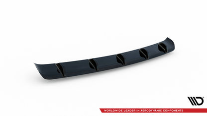 Diffusor Heck Ansatz für Mercedes-Benz CLS C218 schwarz Hochglanz