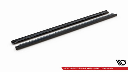 Seitenschweller Ansatz für VW T-Roc R / R-Line Mk1  schwarz Hochglanz