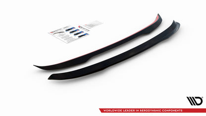Spoiler CAP für BMW X5 M F85 schwarz Hochglanz
