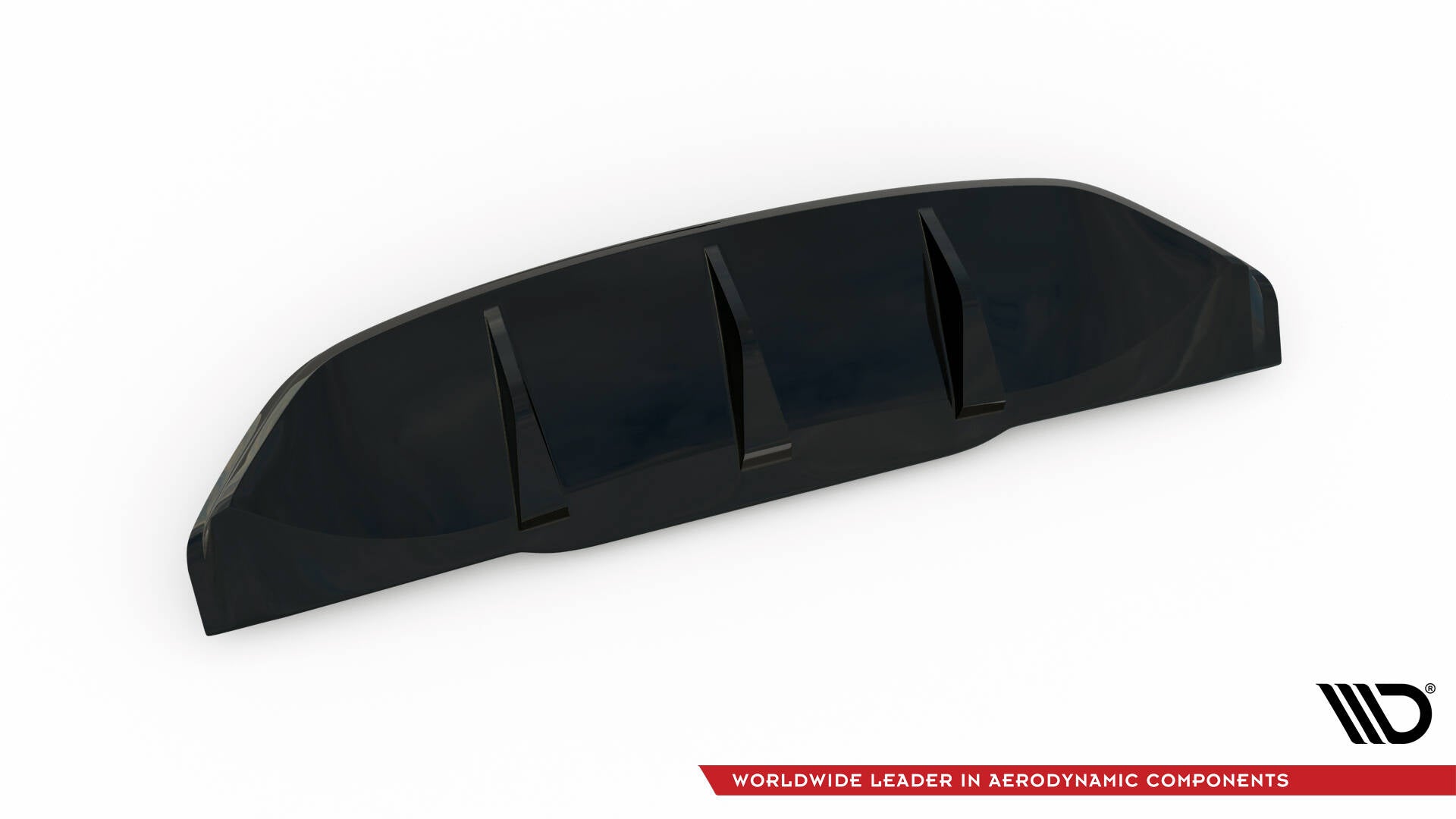 Diffusor Heck Ansatz für Maserati Granturismo Mk1 schwarz Hochglanz