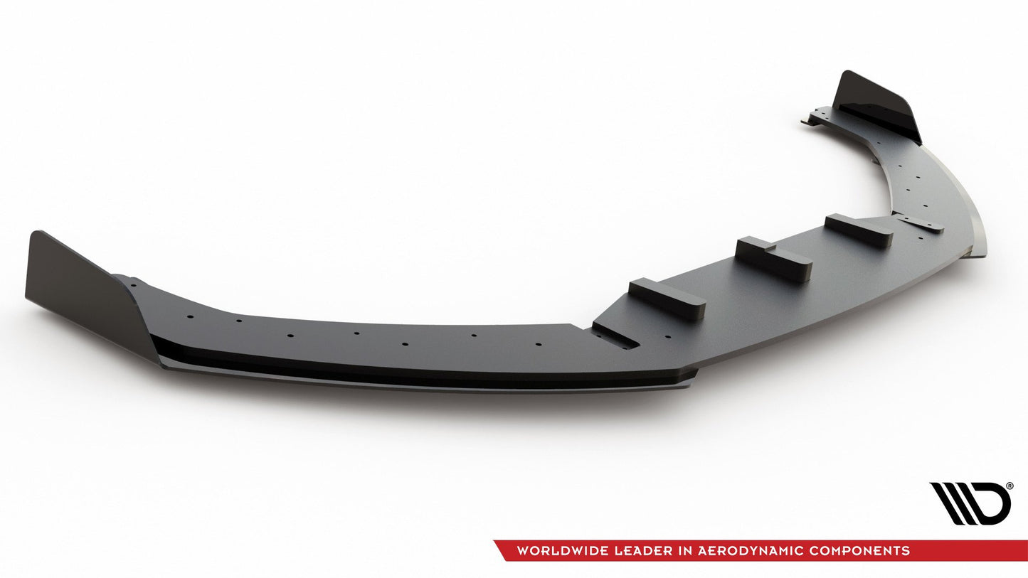 Street Pro Front Ansatz für +Flaps für Audi RS3 8V Sportback schwarz Hochglanz