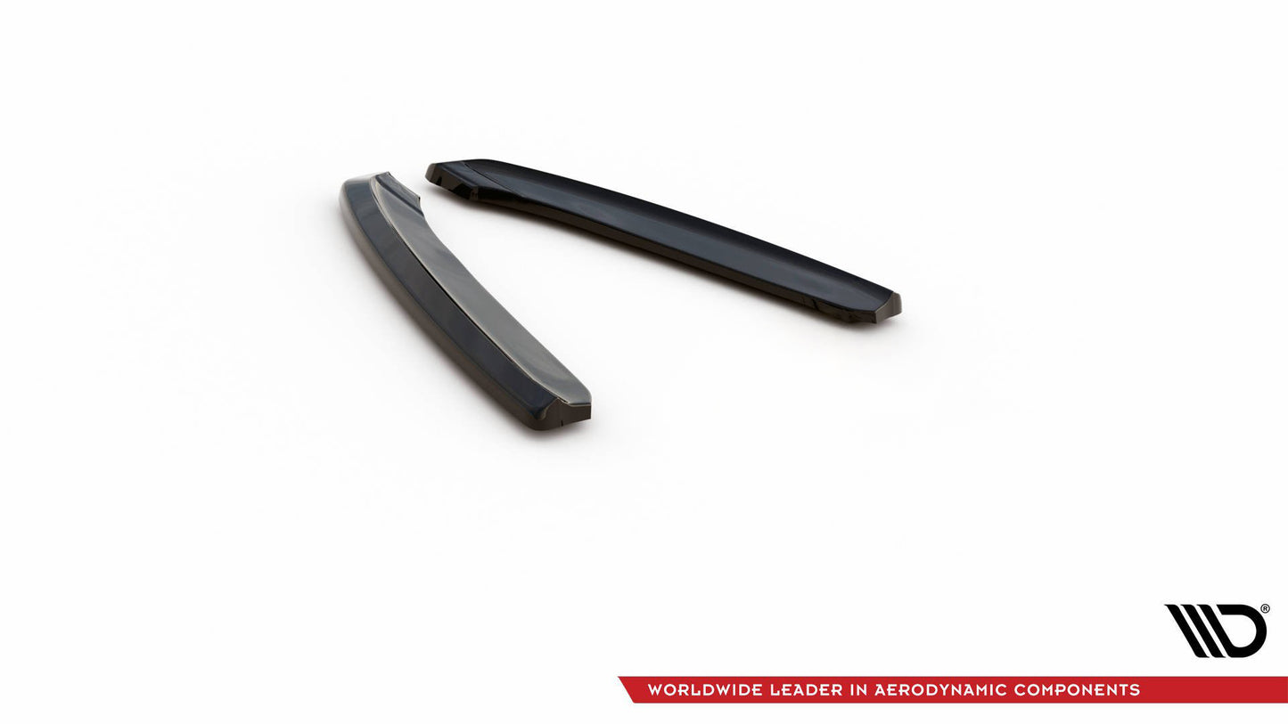 Heck Ansatz Flaps Diffusor für Porsche 911 Carrera 991 schwarz Hochglanz