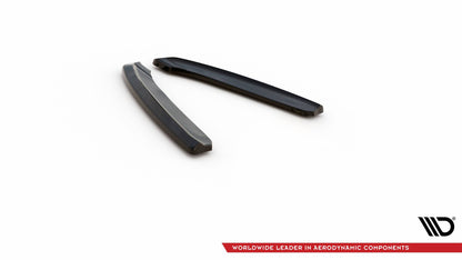 Heck Ansatz Flaps Diffusor für Porsche 911 Carrera 991 schwarz Hochglanz