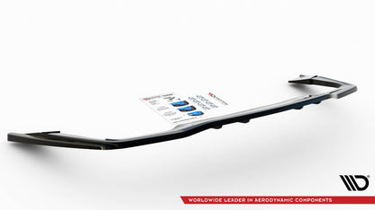 Mittlerer Cup Diffusor DTM Look Heck Ansatz für Mercedes-AMG C 63 AMG Coupe AMG Aero Pack C205 Facelift schwarz Hochglanz