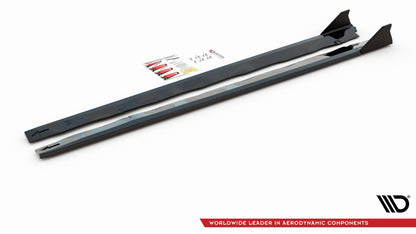 Seitenschweller Ansatz + Flaps für Ford Mustang GT Mk6 Facelift