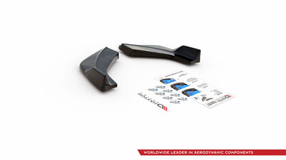 Heck Ansatz Flaps Diffusor V.3 für Hyundai I30 N Mk3 Hatchback schwarz Hochglanz