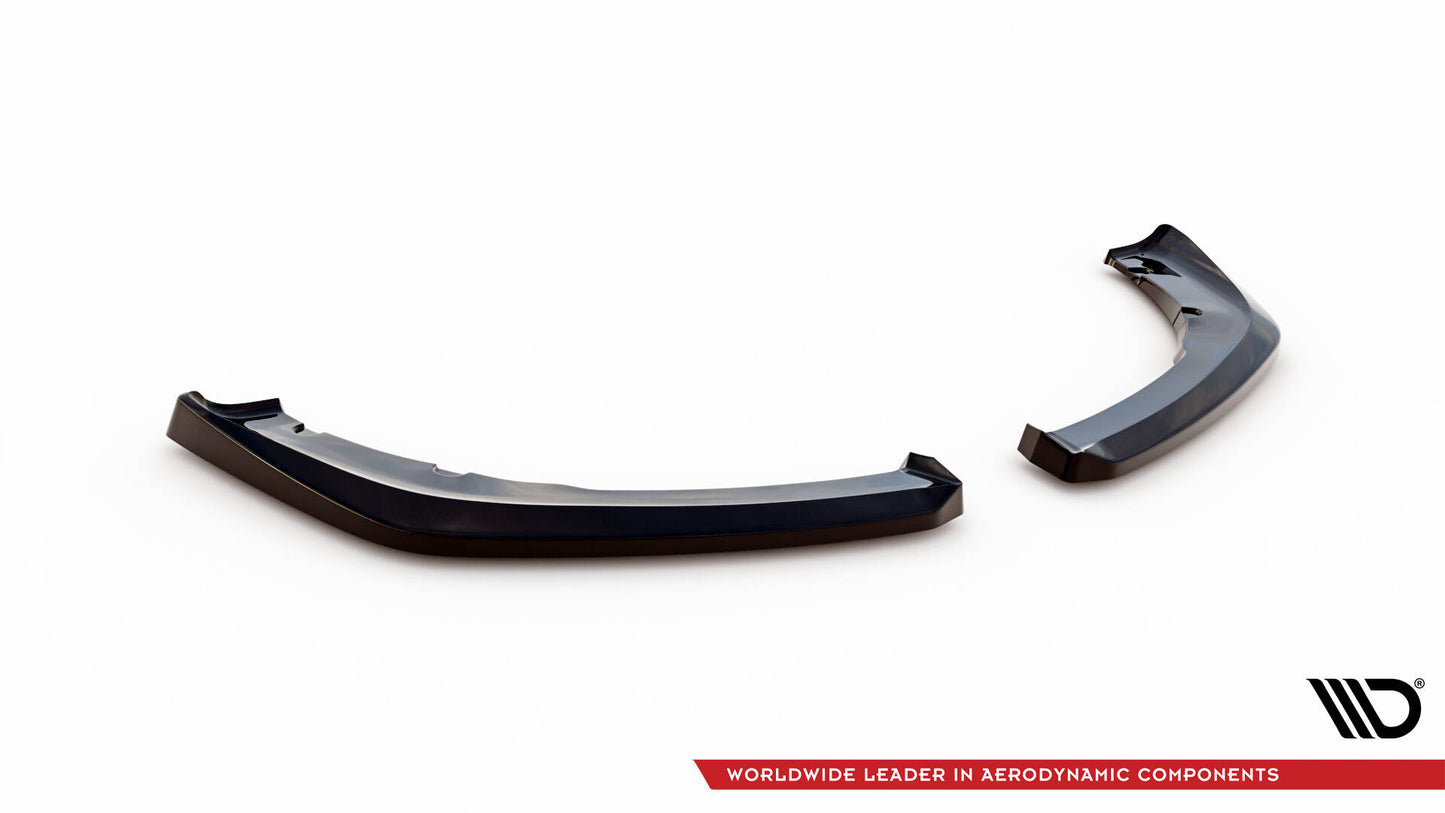Heck Ansatz Flaps Diffusor für Porsche Boxster 987 schwarz Hochglanz
