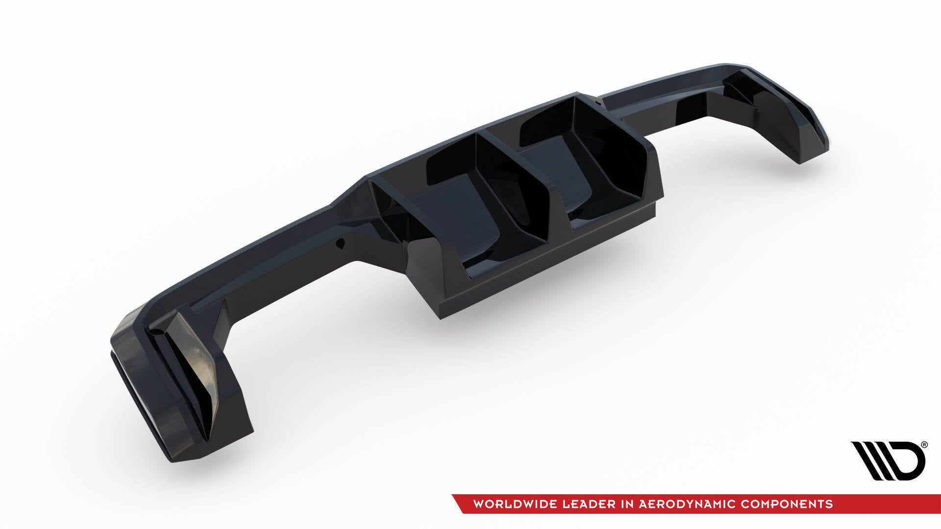 Diffusor Heck Ansatz für BMW M3 Limousine / Touring G80 / G81 schwarz Hochglanz