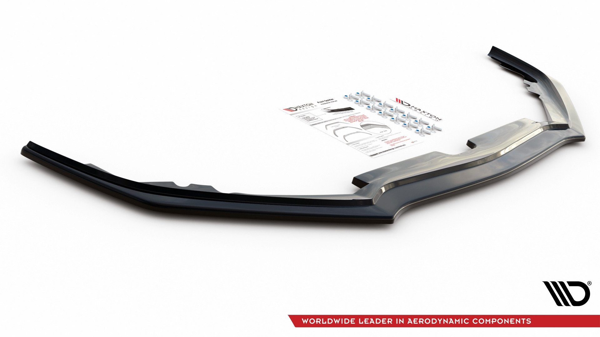 Front Ansatz für Honda Accord VIII (CU Series) Facelift schwarz Hochglanz