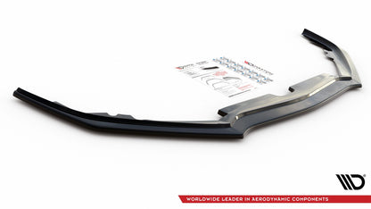 Front Ansatz für Honda Accord VIII (CU Series) Facelift schwarz Hochglanz