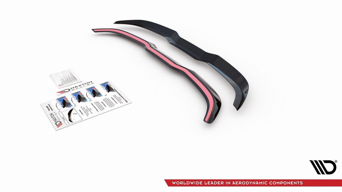 Spoiler CAP V.1 für Ford Focus Hatchback ST Mk4 schwarz Hochglanz