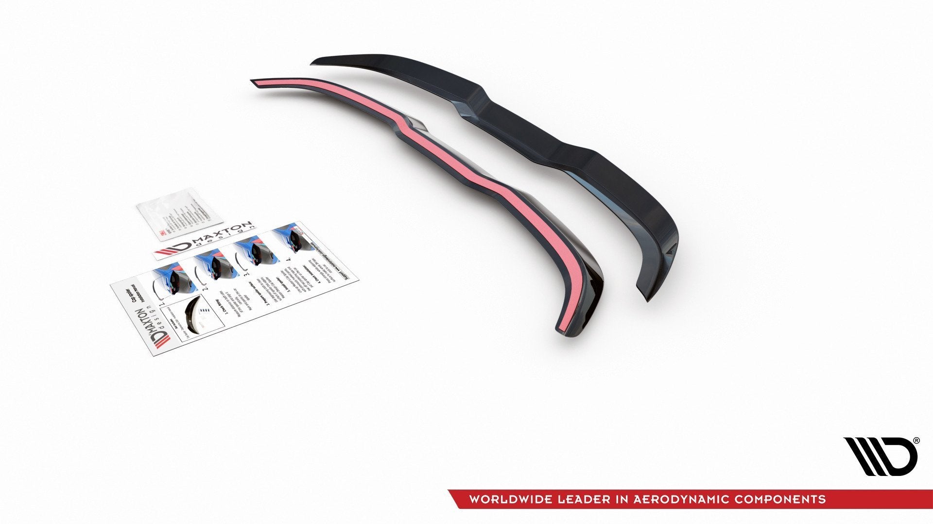 Spoiler CAP V.1 für Ford Focus Hatchback ST Mk4 schwarz Hochglanz