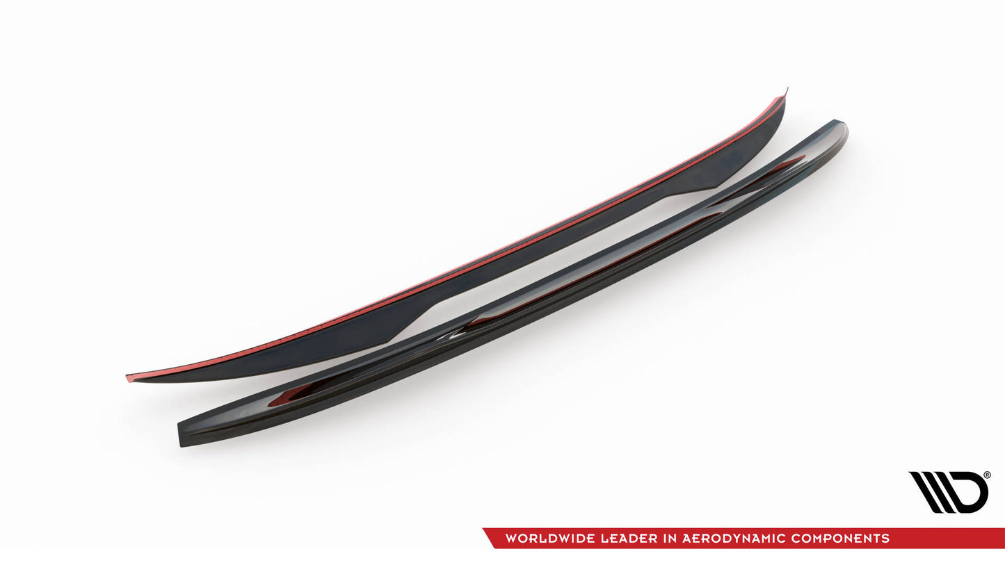 Unten Spoiler CAP 3D für BMW X4 M F98 Facelift schwarz Hochglanz