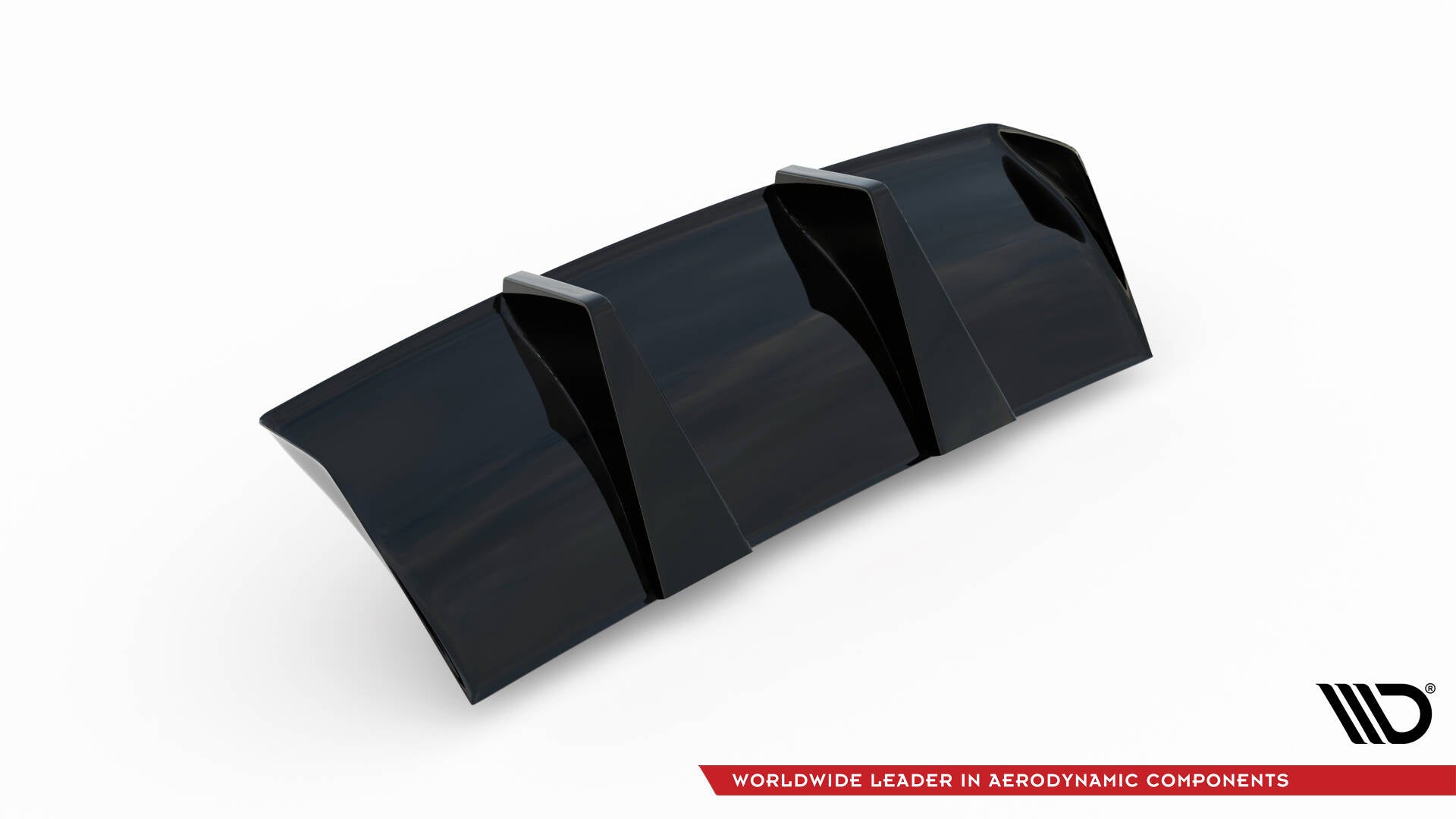 Diffusor Heck Ansatz für Audi TT RS 8S schwarz Hochglanz