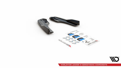 Heck Ansatz Flaps Diffusor V.3 für Ford Focus ST Mk4  Carbon Look