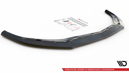Front Ansatz V.3 für Mercedes-AMG C63 Coupe AMG Aero Pack C205 Facelift schwarz Hochglanz