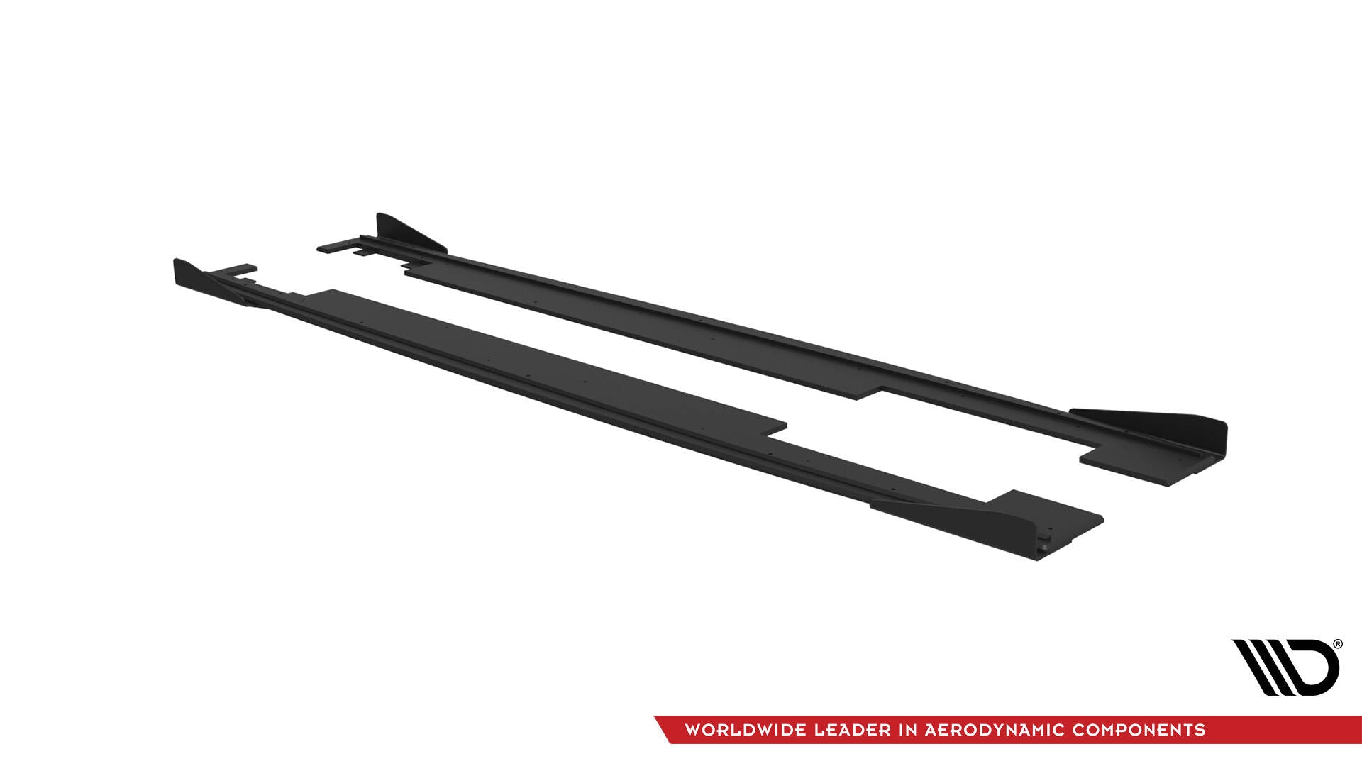 Street Pro Seitenschweller Ansatz für + Flaps Audi A7 RS7 Look C7 schwarz Hochglanz