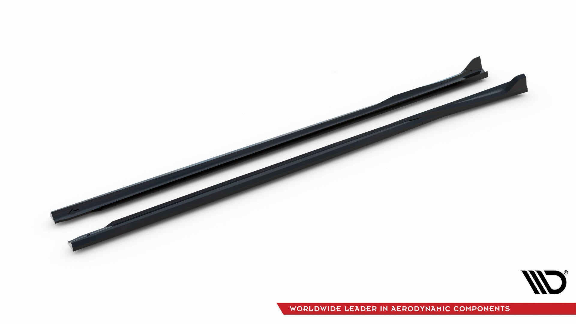 Seitenschweller Ansatz für BMW 3er Limousine / Touring G20 / G21 Facelift schwarz Hochglanz